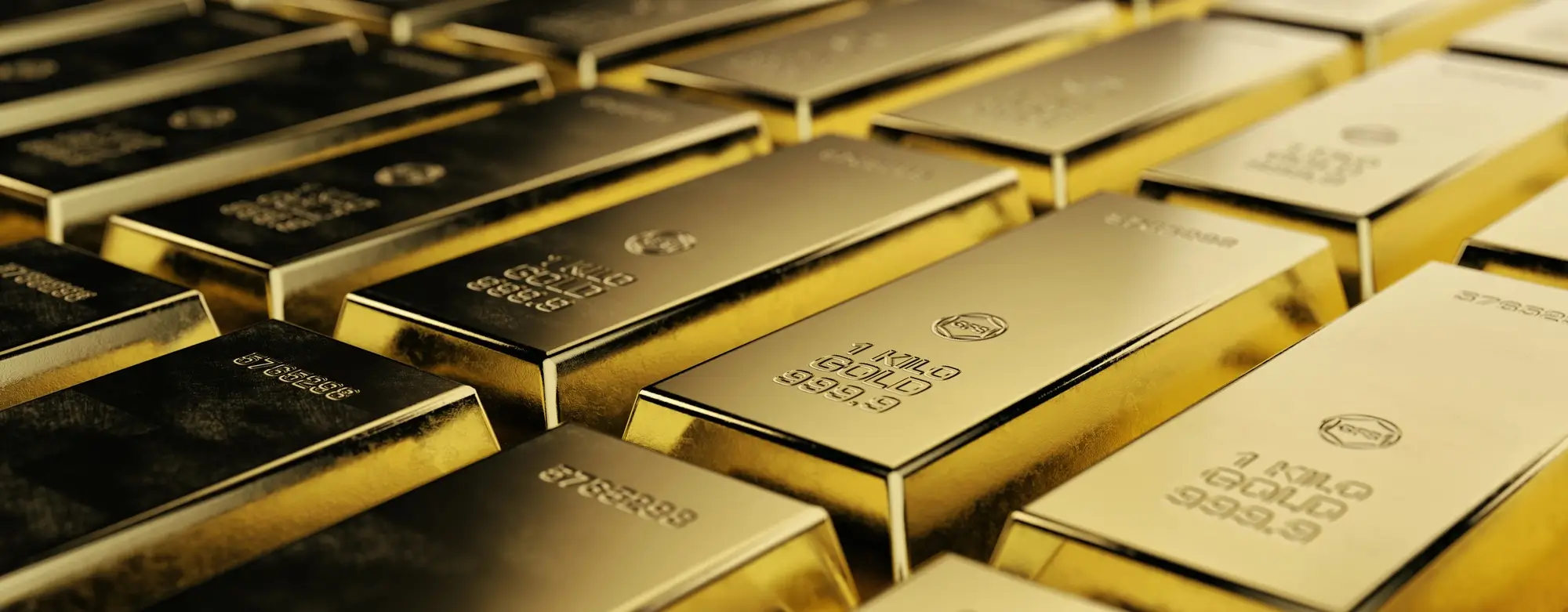 gold and silver in a safety deposit box